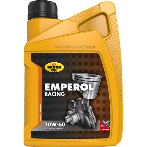 Kroon-olie emperol racing - 10w-60 motorolie - fuldsyntetisk - 5 liter - gennemsigtig