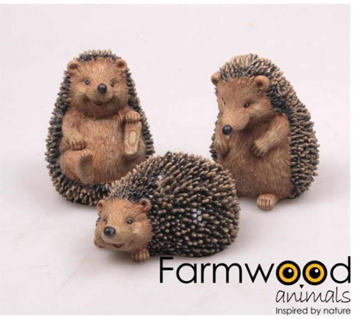 Farmwood animals tuinbeeld egel 12cm