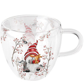 Ambiente dubbelwandig glas 0,2l dwarf hug