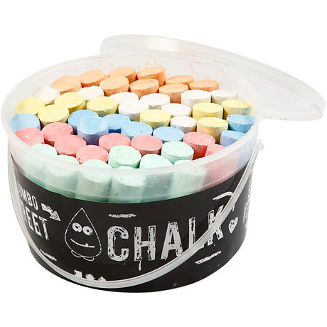 Creativ virksomhed https: www.cchobby.nl fortov kridt-størrelse-2-5x10-5-cm-diverse-colors-50-piece-1-bucket