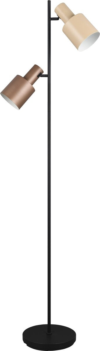 Trio agudo - gulvlampe - flerfarvet - ekskl. 2x e27 4 w - fodkontakt