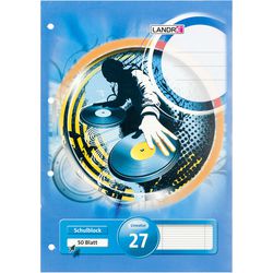 Notesblok landré a4 50 ark