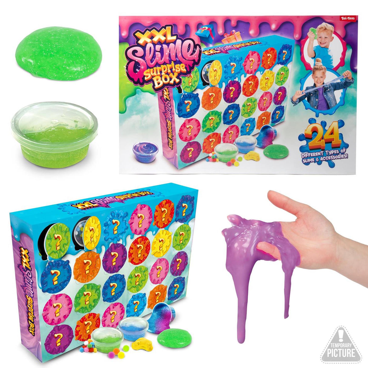 Toi-toys slime overraskelsesæske 24 stk