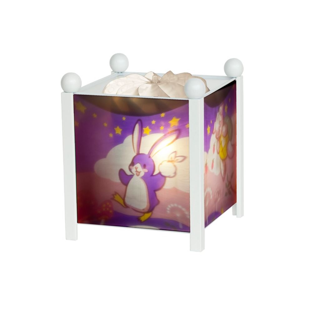 Blinklys 12v hvid pingvin-bunny