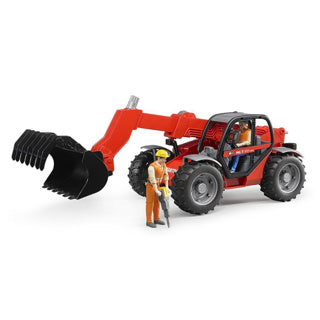 Bruder 2125 Manitou Mar med tilbehør