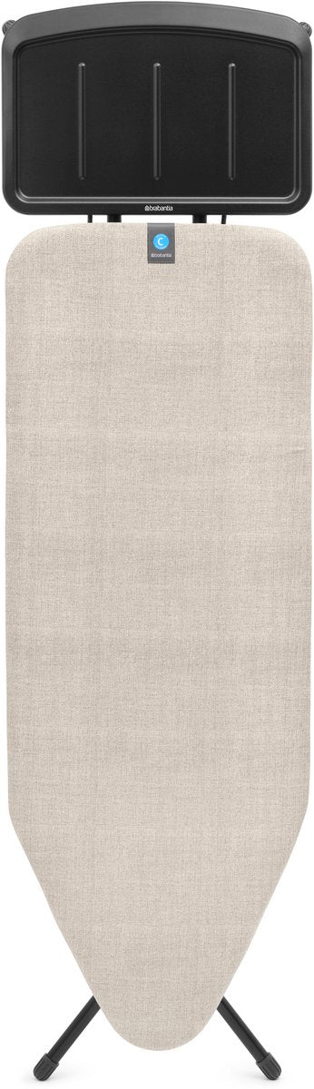 Brabantia strygebræt c - til dampgenerator - 124x45 cm - denimgrå