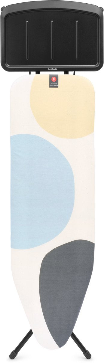 Brabantia perfect flow strygebræt b - til dampgenerator - 124 x 38 cm - fjederbobler