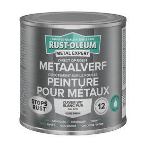 Rust-oleum 1071403 - metalmaling-hg -ral9010 - 250m direkte på rust | 1 stk