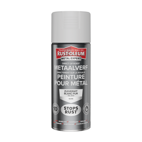 Rust-oleum 1071342 - metalmaling -hg -ral9010 -400ml direkte på rust | 1 stk