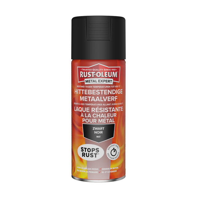 Rust-oleum 1071383 - varmebestandig metalmaling 400ml z | 1 stk