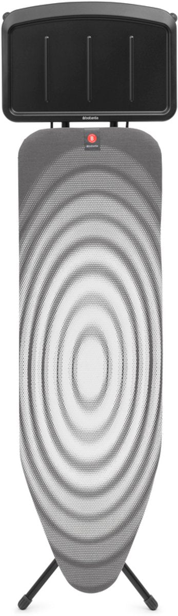Brabantia strygebræt b - til dampgenerator - 124 x 38 cm - titan oval