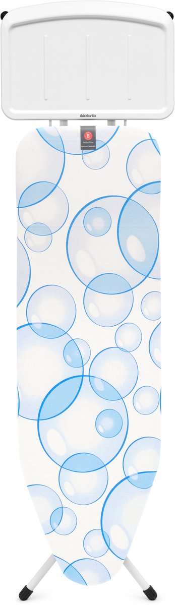 Brabantia perfect flow strygebræt b - til dampgenerator - 124 x 38 cm - bobler