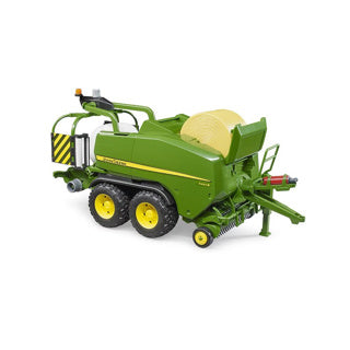 Bruder - john deere ballepresser og indpakning c441r - 2032 - skala 1:16 - legetøjskøretøj