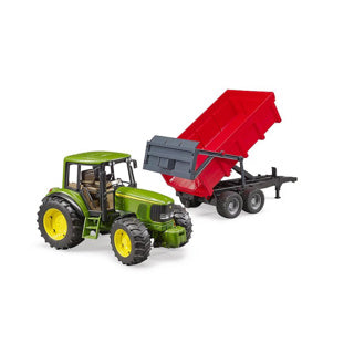 Bruder 2057 John Deere 6920 traktor med trailer