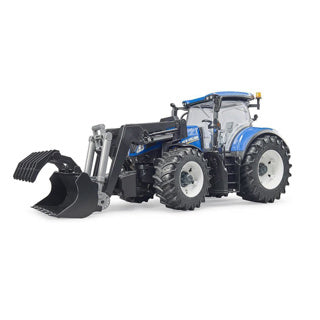 Bruder New Holland T7.315 traktor med frontlæsser 36 x 17 x 20 cm