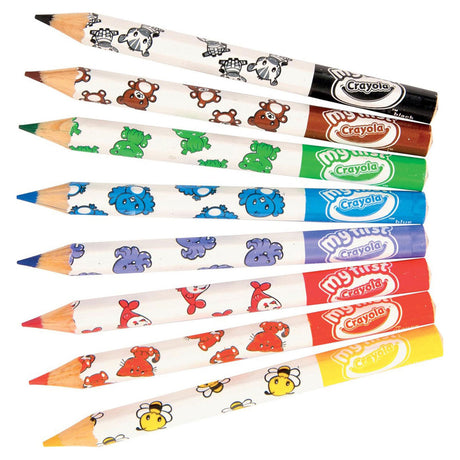 Crayola mini børn - tykke farveblyanter, 8 stk.