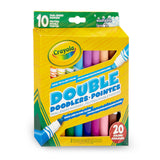 Crayola dobbeltsidet tusch, 10 stk.