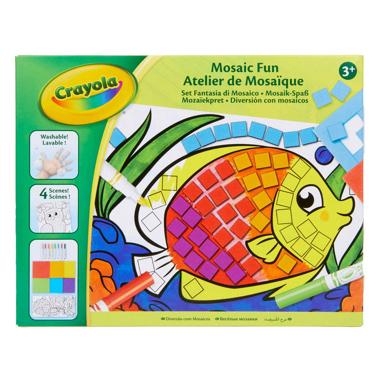Crayola mosaikmorskab med tuscher