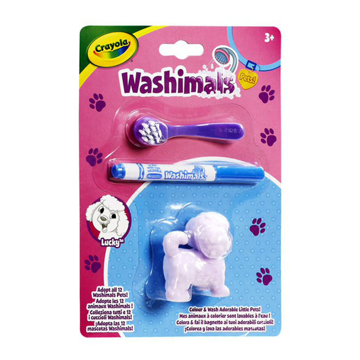 Crayola washimals hundekat