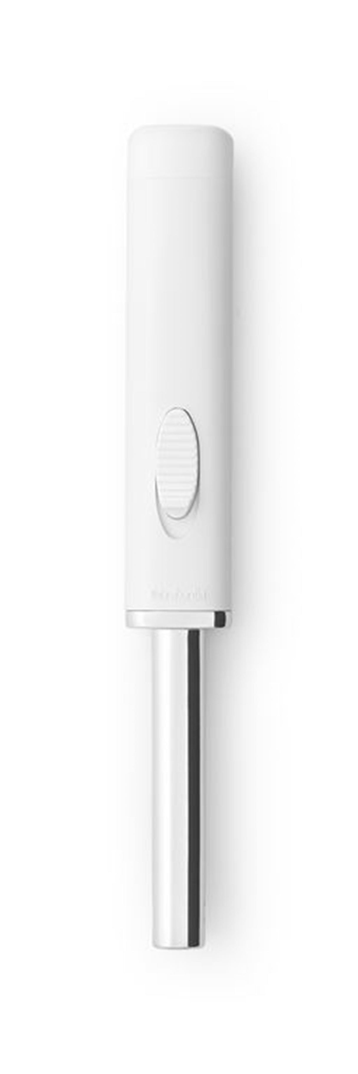 Brabantia gaslighter klassisk hvid med justerbar flamme, genopfyldelig