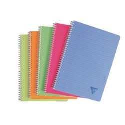 Forelæsningsblokke linicolor clairfontaine 3328146 a4 assorteret styret