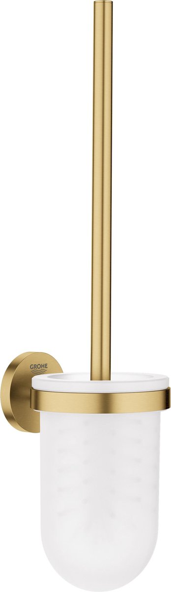 Grohe essentials toiletbørstesæt (vægmodel) - cool sunrise børstet (mat guld)