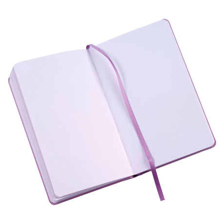 Bruynzeel bullet journal lilla, 13x21cm, 140 g m 64 ark