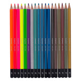 Bruynzeel farveblyanter tin metallic neon, 18 farver