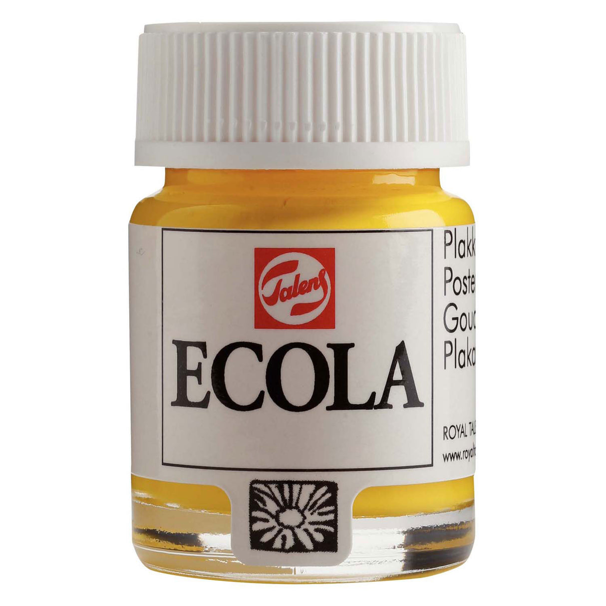 Bruynzeel ecola plakat maling flaske 16ml gul 200