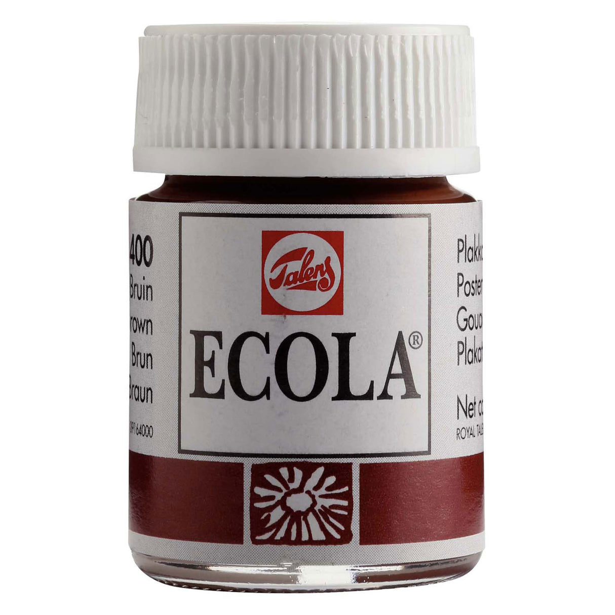 Bruynzeel ecola gouache flaske 16ml brun 400