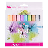 Bruynzeel ecoline pensel sæt pastel, 10 farver