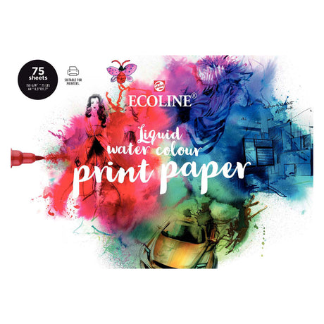 Bruynzeel ecoline printerpapir, 21x29,7cm (a4), 150 g m, 75 ark