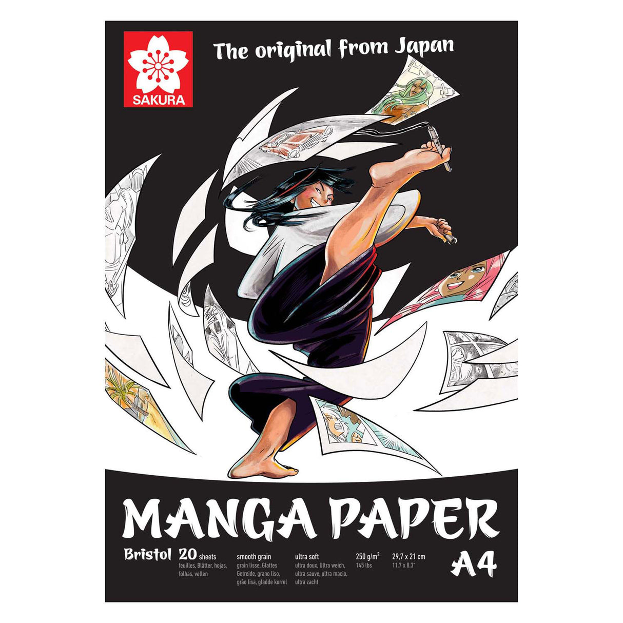 Sakura mangapapir a4, 250g, 20 ark