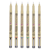 Sakura pigma micron 05 penalhus med 6 grundfarver