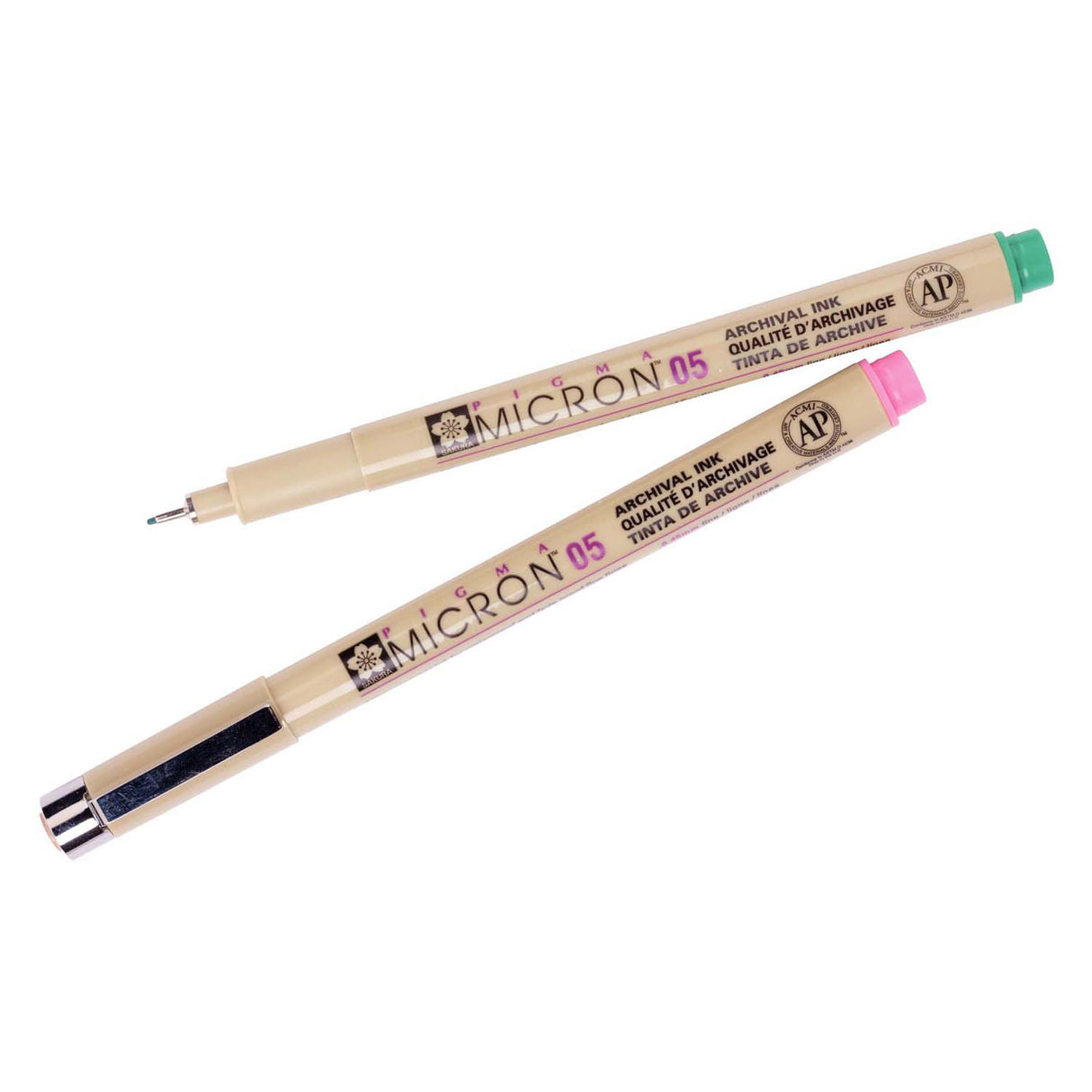 Sakura pigma micron 05 fineliners etui - 9 farver - 0,45 mm