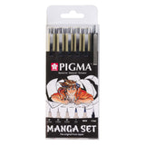 Sakura unikke manga kollektion på 6 pigma micron