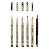 Sakura unikke manga kollektion på 6 pigma micron