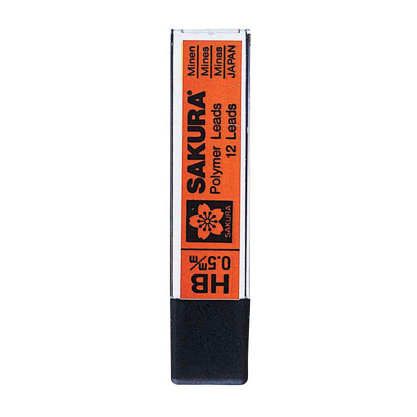 Sakura mekanisk blyant refill 0,5 mm hb polymer refill