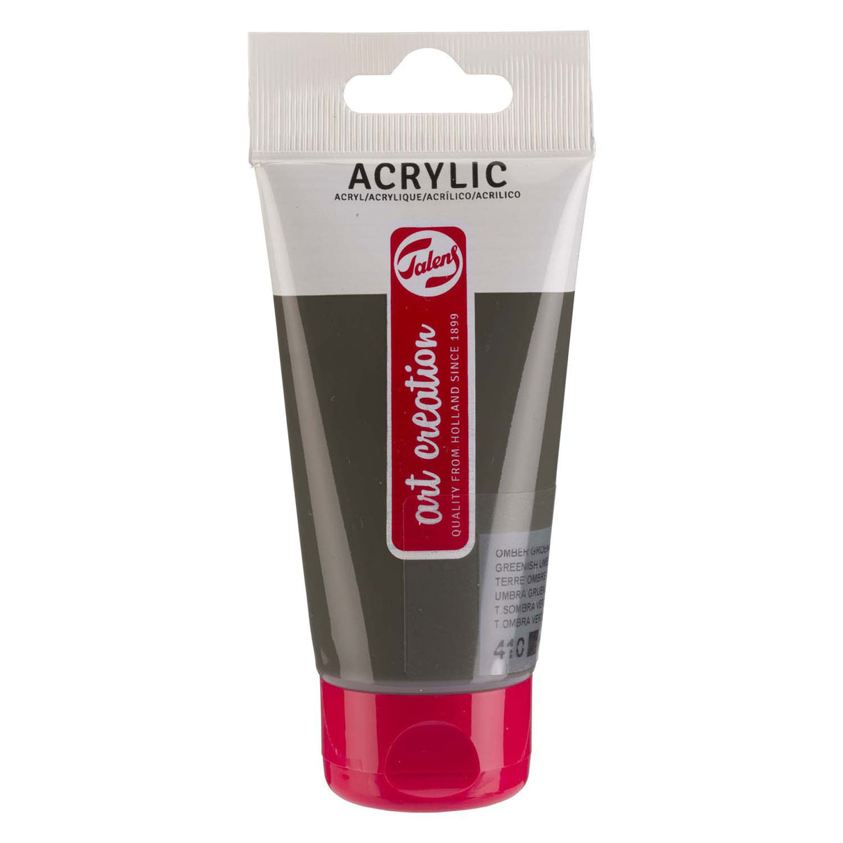 Talens art creation akrylmaling tube 75ml umbra grønlig