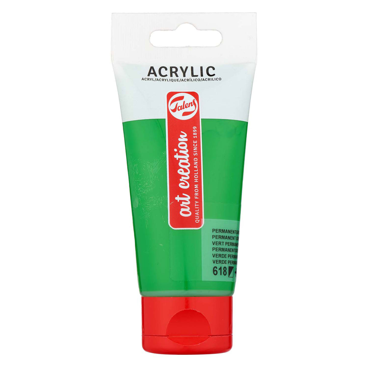Talens art creation akrylmaling tube 75ml permanent grønt lys