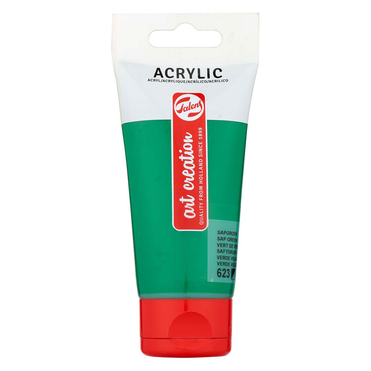 Talens art creation akryl maling tube 75ml saft grøn 623