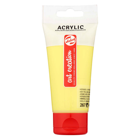 Talens art creation akrylmaling tube 75ml azo gul citron 267