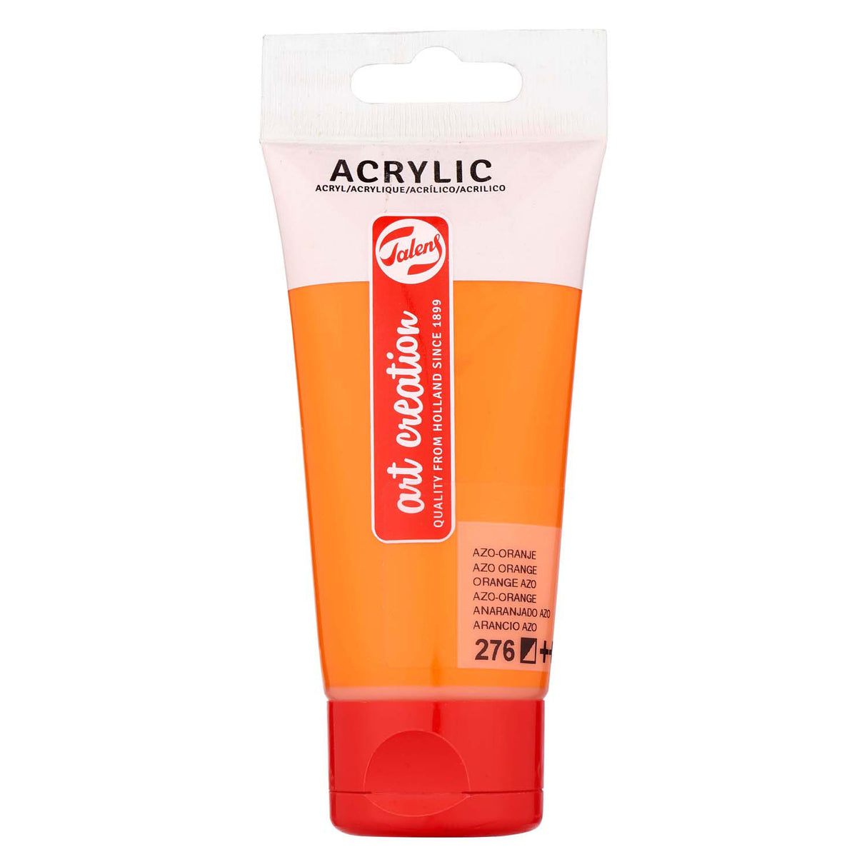 Talens art creation akrylmaling tube 75 ml, azo orange (276)