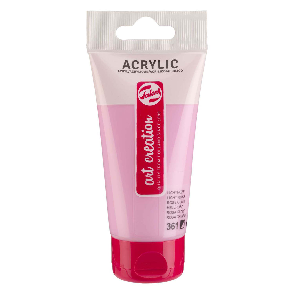 Talens art creation akrylmaling tube 75ml lys pink 361