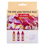 Talens art creation tie-dye sæt pink, 3x 85ml