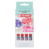 Talens art creation talens art creat.glas porcelæn uigennemsigtigt sæt 4 x 30 ml pink sølv