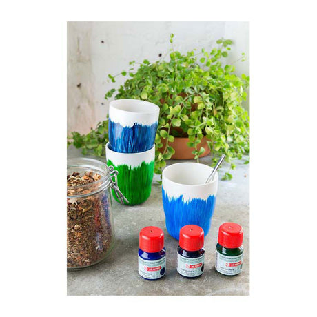 Talens art creation glasporcelæn transparent sæt 4 x 30 ml blå
