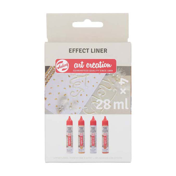 Talens art creation effekt liner sæt 4x28ml standard perle