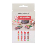 Talens art creation effekt liner sæt 4x28ml neon