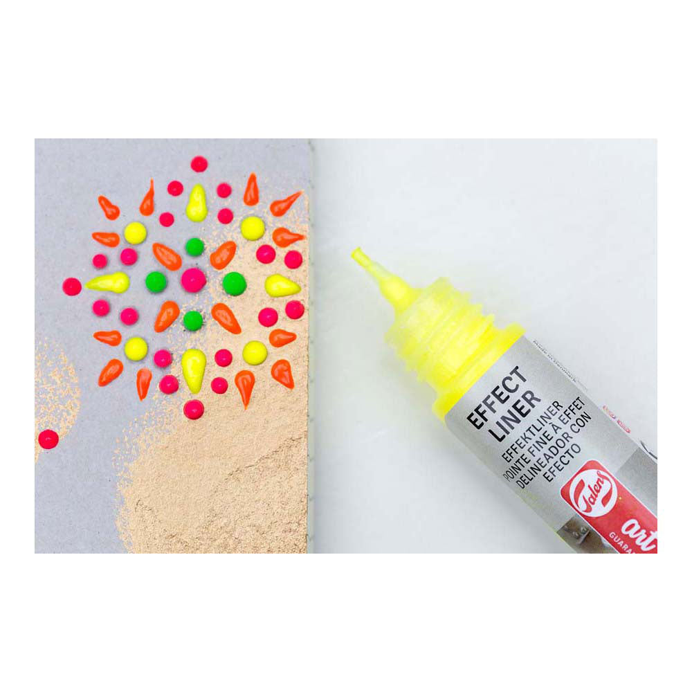 Talens art creation effekt liner sæt 4x28ml neon